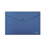Папка-конверт на кнопке А4 140 мкм ErichKrause Fizzy Classic, непрозрачная, синяя 50288